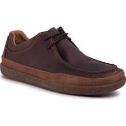 Półbuty CLARKS - Un Lisbon Walk 261486717 Brown Leather. Pomarańczowe półbuty męskie Clarks, na co dzień, bez wzorów, ze skóry, bez zapięcia. Za 469,00 zł.