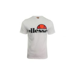 T-shirty z krótkim rękawem Ellesse Prado T-Shirt. Białe t-shirty męskie marki Ellesse, xl, bez wzorów, bez kołnierzyka, krótkie. Za 110,43 zł.