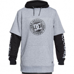 DC Bluza Snowboardowa Męska Dryden M Otlr Skph Neutral Gray Heather L. Brązowe bluzy męskie rozpinane marki DC, l. Za 485,00 zł.
