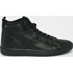 Jack & Jones - Buty. Czarne buty sportowe męskie Jack & Jones, ze skóry, na sznurówki. W wyprzedaży za 239,90 zł.
