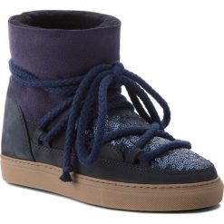 Buty INUIKII - Sneaker Sequin 70202-7 D'Blue. Niebieskie kozaki damskie marki Inuikii, na zimę, ze skóry, bez zapięcia. W wyprzedaży za 679,00 zł.