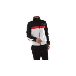 Bluzy Fila 682071 TRACK JKT. Czarne bluzy męskie Fila, s, bez wzorów, bez kołnierzyka, bez rękawów, bez kaptura. Za 210,79 zł.