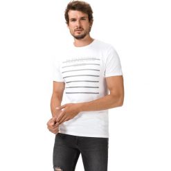Philipp Plein Sport Koszulka Biały. Białe podkoszulki męskie Philipp Plein Sport, s, z nadrukiem, z elastanu, z krótkim rękawem. Za 698,95 zł.