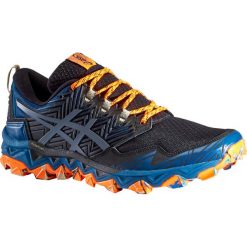 Buty Do Biegania (Trail) Męskie Asics Gel-Fuji Trabuco 8 Niebiesko-Pomarańczowe. Pomarańczowe buty sportowe męskie Asics, bez zapięcia, do biegania. Za 449,99 zł.