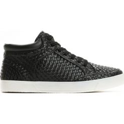 Czarne Trampki Avalon. Czarne buty sportowe męskie marki Born2be, bez wzorów, z tkaniny, sportowe, na sznurówki. Za 69,99 zł.