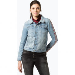 Tommy Jeans - Damska kurtka jeansowa, niebieski. Niebieskie kurtki damskie jeansowe Tommy Jeans, l. Za 649,95 zł.