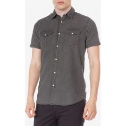Jack & Jones Rone Koszula Szary. Szare koszule męskie Jack & Jones, s, bez wzorów, z bawełny, bez kołnierzyka, z krótkim rękawem. Za 180,95 zł.