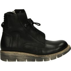 Botki męskie - ZEUS1 BU-C NE. Czarne botki męskie Venezia, z gumy. Za 249,00 zł.