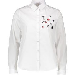 Topy sportowe damskie: Bluzka – Comfort fit – w kolorze białym