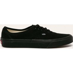 Vans - Tenisówki. Czarne trampki męskie Vans, bez wzorów, z gumy, na sznurówki. W wyprzedaży za 219,90 zł.