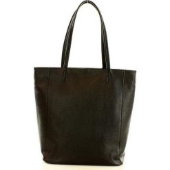 GABRIELA Włoski Modny shopper na ramię skórzany MAZZINI czarny. Czarne shopper bag damskie MAZZINI, ze skóry, na ramię. Za 249,00 zł.
