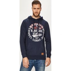 Brave Soul - Bluza. Szare bluzy męskie m, z nadrukiem, z bawełny, z kapturem. W wyprzedaży za 49,90 zł.