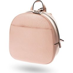 PLECAK Armani Exchange. Różowe plecaki damskie Armani Exchange, bez wzorów, z tkaniny, eleganckie. W wyprzedaży za 391,30 zł.