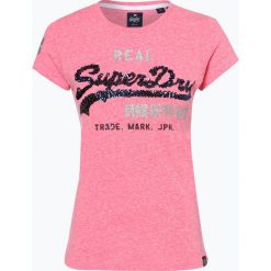 Superdry - T-shirt damski, różowy. Czerwone t-shirty damskie Superdry, l. Za 149,95 zł.