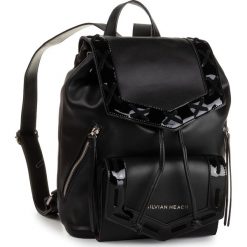 Plecak SILVIAN HEACH - Roxy RCA19002ZA Black. Czarne plecaki damskie Silvian Heach, bez wzorów, ze skóry ekologicznej, eleganckie. Za 379,00 zł.