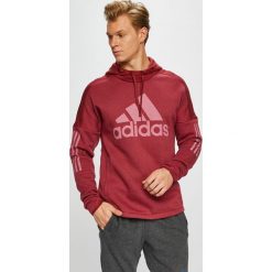 Adidas Performance - Bluza. Brązowe bluzy męskie adidas Performance, xxl, z nadrukiem, z bawełny, z kapturem, bez rękawów, z kapturem. W wyprzedaży za 229,90 zł.