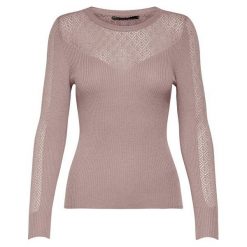 ONLY Damski sweter New Oda L / S Pullover Knit Deauville Mauve (rozmiar L). Fioletowe swetry damskie ONLY, s, bez wzorów, z materiału, bez rękawów, bez kaptura. W wyprzedaży za 85,00 zł.