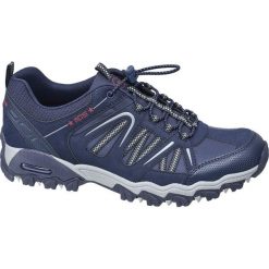 Trekkingowe buty męskie Memphis One w kolorze granatowym Memphis One granatowe. Niebieskie buty trekkingowe męskie Memphis One, z materiału, bez zapięcia. Za 119,90 zł.