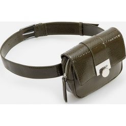 Saszetka biodrowa - Khaki. Brązowe saszetki damskie Reserved, bez wzorów, bez dodatków. Za 79,99 zł.