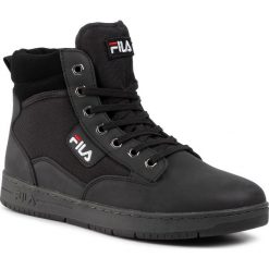 Sneakersy FILA - Knox Mid 1010737.12V Black/Black. Czarne sneakersy męskie Fila, bez zapięcia. W wyprzedaży za 219,00 zł.