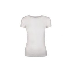 T-shirty z krótkim rękawem Guess W63R44Z1BLO. Brązowe t-shirty damskie Guess, bez wzorów, bez kołnierzyka. Za 189,00 zł.