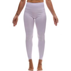 Legginsy modelujące w kolorze liliowym. Różowe legginsy sportowe damskie Liposlim, m, ze skóry. W wyprzedaży za 107,95 zł.