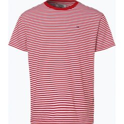 Tommy Jeans - T-shirt męski, czerwony. Czerwone t-shirty męskie marki Tommy Jeans, l, w paski, z jeansu. Za 119,95 zł.