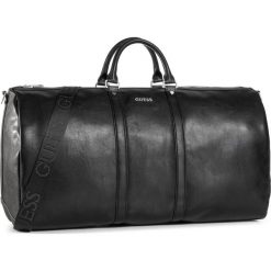 Torba GUESS - Scala Travel TMSCAL P0435 BLA. Czarne torby męskie skórzane Guess, z aplikacjami, ze skóry ekologicznej. Za 739,00 zł.