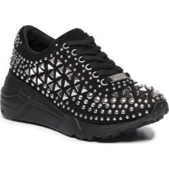 Sneakersy STEVE MADDEN - Carissa SM11000725-04001-010 Black Multi. Czarne półbuty damskie Steve Madden, bez wzorów, z tworzywa sztucznego, bez obcasa, na koturnie, bez zapięcia. Za 599,00 zł.