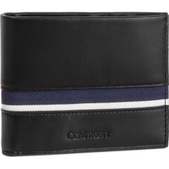 Duży Portfel Męski CALVIN KLEIN - Stripe 5Cc Coin K50K504415 001. Czarne portfele męskie marki Calvin Klein, bez wzorów, ze skóry. Za 299,00 zł.