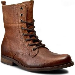 Kozaki KAZAR - Timoteo 22505-24-02 Brązowy. Brązowe botki męskie Kazar, ze skóry, na sznurówki. W wyprzedaży za 359,00 zł.