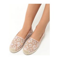 Espadryle damskie: Różowe Espadryle Cleo