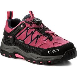 Buty trekkingowe dziewczęce: Trekkingi CMP – Kids Rigel Low Trekking Shoes Wp 3Q13244 Pink Fluo/Asphalt 91BD
