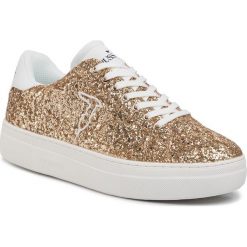 Sneakersy TRUSSARDI JEANS - 79A00475 M050. Żółte półbuty damskie Trussardi Jeans, z jeansu. Za 649,00 zł.