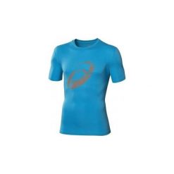 T-shirty i Koszulki polo Asics KOSZULKA GRAPHIC TOP 110408-8070. Niebieskie koszulki męskie Asics, xl, bez wzorów, bez rękawów. Za 83,30 zł.