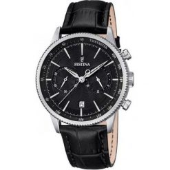Festina Zegarek Klasik 16893/4. Czarne zegarki męskie Festina. Za 560,00 zł.