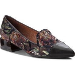 Lordsy HISPANITAS - Mint HI87389 Black/Multi. Czarne mokasyny damskie marki Hispanitas, ze skóry, na płaskiej podeszwie. W wyprzedaży za 299,00 zł.