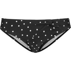 Figi bikini bonprix czarny w kropki. Czarne stroje kąpielowe damskie bonprix, bez wzorów. Za 49,99 zł.