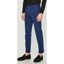 Tommy Hilfiger Tailored - Spodnie. Niebieskie chinosy męskie marki Tommy Hilfiger Tailored, z elastanu. Za 449,90 zł.