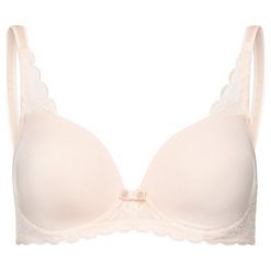 Biustonosz z fiszbiną Triumph Amourette Spotlight 10181644. Brązowe biustonosze Triumph, bez wzorów, z elastanu. Za 169,00 zł.