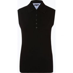 Franco Callegari - Top damski, czarny. Czarne topy damskie Franco Callegari, bez wzorów, z bawełny, polo. Za 69,95 zł.