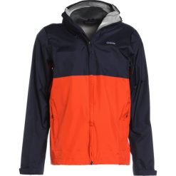 Patagonia TORRENTSHELL Kurtka przeciwdeszczowa navy blue/paintbrush red. Niebieskie kurtki sportowe męskie marki Patagonia, s, bez wzorów, z nylonu, bez kaptura, outdoorowe. W wyprzedaży za 447,20 zł.