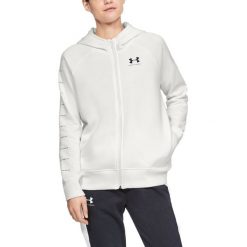 Under Armour Bluza Biały. Białe bluzy damskie Under Armour, xs, bez wzorów, z bawełny, bez rękawów, bez kaptura. Za 274,95 zł.