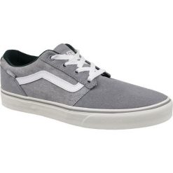 Vans Mn Champman Stripe va38cbmhg 39 Szare. Szare buty sportowe męskie marki Vans, ze skóry, bez zapięcia. W wyprzedaży za 239,99 zł.