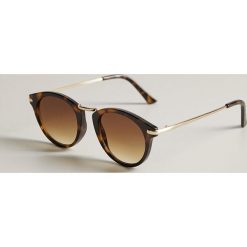 Mango - Okulary Aqua. Czarne okulary przeciwsłoneczne damskie Mango, owalne. Za 69,99 zł.