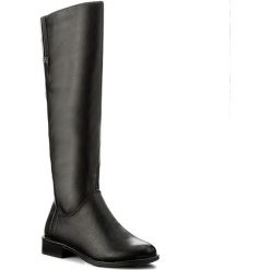 Oficerki JENNY FAIRY - WYL1118A-1 Czarny. Czarne buty zimowe damskie marki Jenny Fairy, z materiału. Za 159,99 zł.