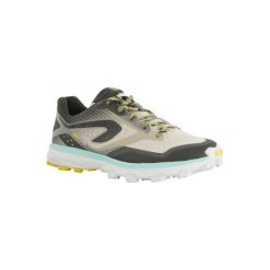 Buty do biegania w terenie KIPRUN TRAIL RACE 4 damskie. Brązowe buty sportowe damskie KALENJI, z poliesteru, do biegania. Za 249,99 zł.