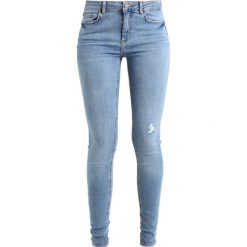 Pieces PCFIVE DELLY Jeans Skinny Fit light blue denim. Niebieskie boyfriendy damskie Pieces. Za 199,00 zł.