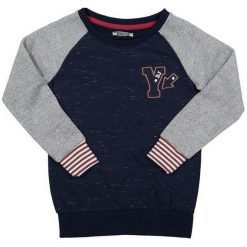 Dirkje Bluza Chłopięca "Y" 122 Niebieski. Niebieskie bluzy chłopięce marki Dirkje, z napisami. Za 95,00 zł.