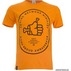 T-shirt gentelMęski DIGITUS CAROTEN. Pomarańczowe t-shirty męskie marki Pakamera, s, bez wzorów, bez kołnierzyka. Za 92,00 zł.